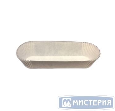 Розетка кондитерская, овальная, 28х78мм, h 25мм, белая, Бумага