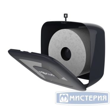 Диспенсер для туалетной бумаги в рулонах, черн., ПП "Focus" Mini Jumbo 1 шт/кор ТУРЦИЯ 50004187/8076285