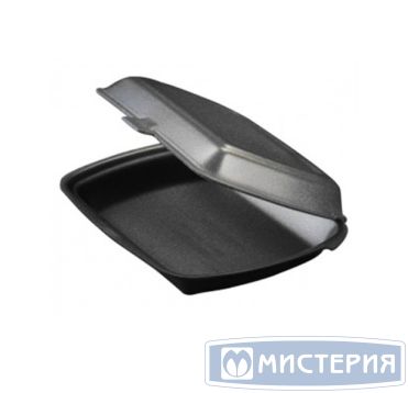 Ланч-бокс 1-секц. 195х150х70 мм, черн., ВПС, 100 шт/кор 100 шт/упак РОССИЯ LBS-1 "А" черн.