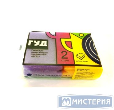 Губка д/посуды профилир. 