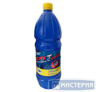 Средство для удаления засоров Суперкрут, флакон, 1000 г 6 шт/кор РОССИЯ