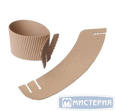 Капхолдер [манжета] 288х56 мм, крафт, карт., 450 шт/кор 450 шт/упак РОССИЯ