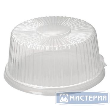 Упаковка для торта [крышка] d320хh118[d268хh118] мм, прозр., ОПС, 100 шт/кор 100 шт/упак РОССИЯ ПР-Т-72К